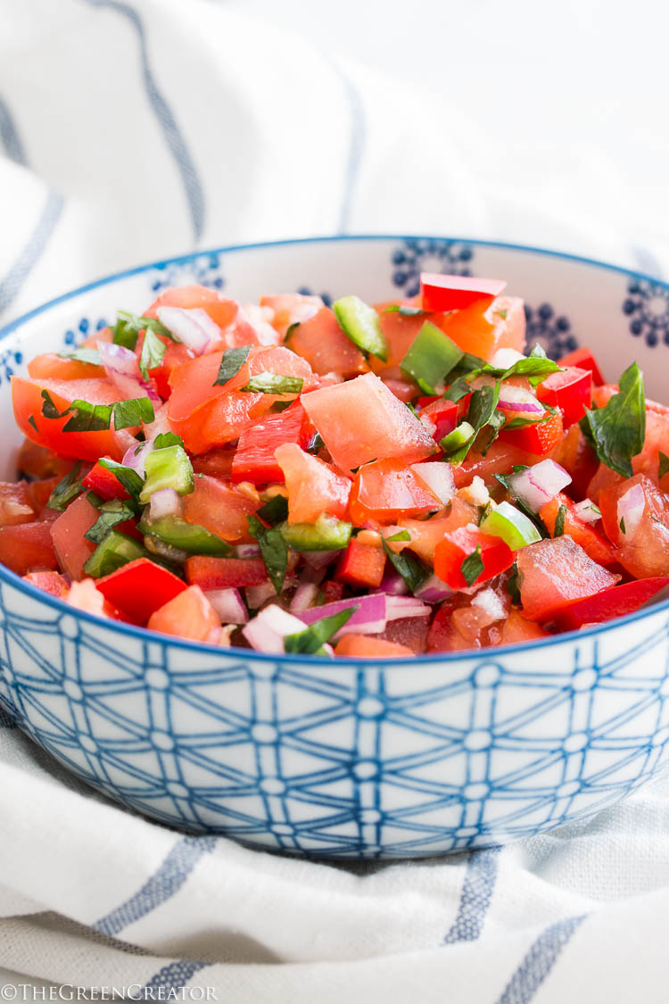Chunky Tomato Red Pepper Salsa