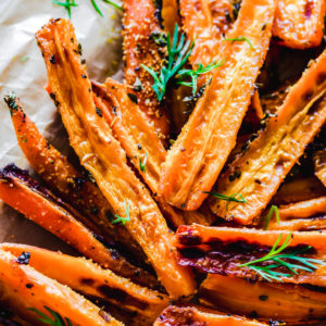 Carrot Fries with Fresh Dill Dip
