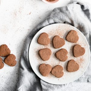 Dark Chocolate Shortbread Cookies