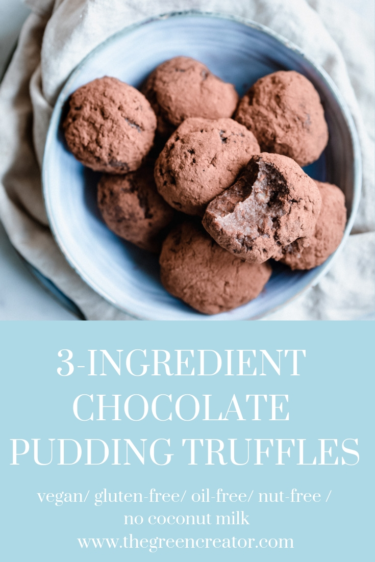 3-Ingredient Chocolate Pudding Truffles
