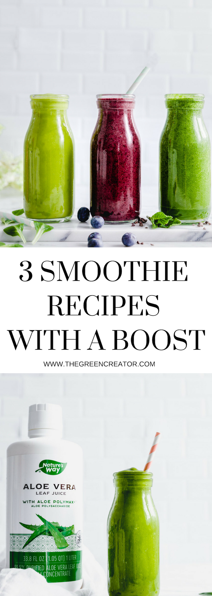 3 Smoothie Recipes With A Boost