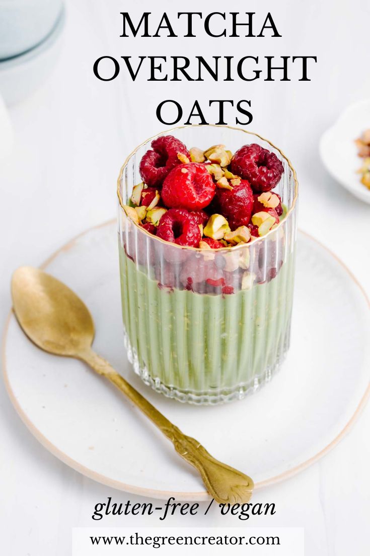 Matcha Overnight Oats | The Green Creator
