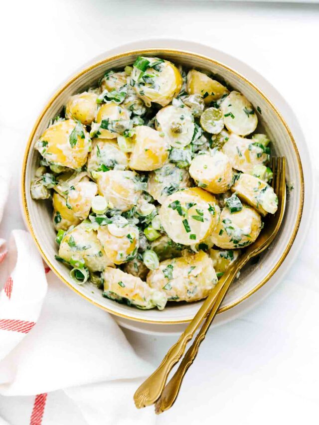 Potato Salad with Spring Onions